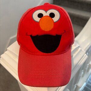 Elmo Hat - Elmo Baseball Cap - Sesame Street Hat - Red Hat - Toddler Hat